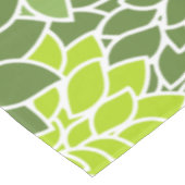 Dahlia-Blume, Muster von Blume, grüner Dahlia Tischdecke (Schrägansicht)