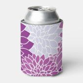 Dahlia-Blume, Muster von Blume, Lila Dahlia Dosenkühler (Kanne Vorderseite)