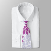 Dahlia-Blume, Muster von Blume, Lila Dahlia Krawatte (Gebunden)