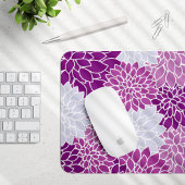 Dahlia-Blume, Muster von Blume, Lila Dahlia Mousepad