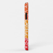 Dahlia-Blume, Muster von Blume, Orange Dahlia Case-Mate iPhone Hülle (Hinten/Rechts)