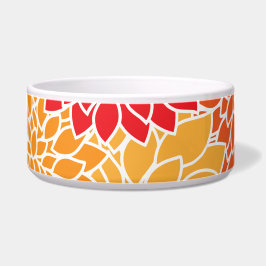 Dahlia-Blume, Muster von Blume, Orange Dahlia Napf