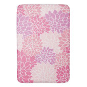 Dahlia-Blume, Muster von Blume, rosa Dahlia Badematte (Vorderseite Vertikal)