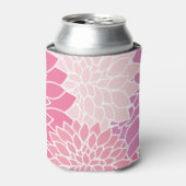 Dahlia-Blume, Muster von Blume, rosa Dahlia Dosenkühler (Kanne Vorderseite)