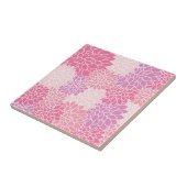 Dahlia-Blume, Muster von Blume, rosa Dahlia Fliese (Seite)