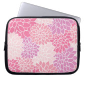 Dahlia-Blume, Muster von Blume, rosa Dahlia Laptopschutzhülle (Vorderseite)