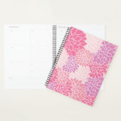 Dahlia-Blume, Muster von Blume, rosa Dahlia Planer (Anzeige)