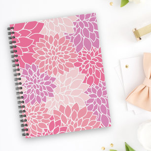 Dahlia-Blume, Muster von Blume, rosa Dahlia Planer