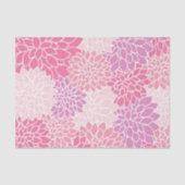 Dahlia-Blume, Muster von Blume, rosa Dahlia Seidenpapier (Vorderseite)