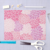 Dahlia-Blume, Muster von Blume, rosa Dahlia Seidenpapier (Handwerk)