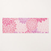 Dahlia-Blume, Muster von Blume, rosa Dahlia Yogamatte (Vorderseite (Horizontal))