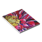 Dahlia Blume Original abstrakte Aquarellkunst Notizblock (angewinkelt)