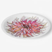 DAHLIA-BLUME PAPPTELLER (Schrägansicht)