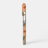 Dahlia Blume Pattern iPhone Hülle (Linke Seite)