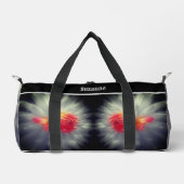 Dahlia Blume Personalisiert Duffle Bag (Vorderseite)