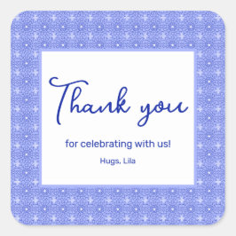 Dahlia Blume Personalisiert Party Stickers