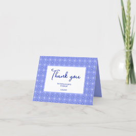 Dahlia Blume Personalisiertes Party Danke Karte