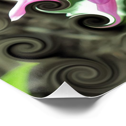 DAHLIA-BLUME POSTER (Ecke)