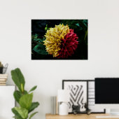 Dahlia Blume Poster (Heimbüro)