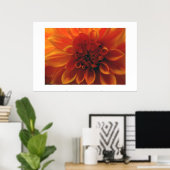 Dahlia Blume Poster (Heimbüro)