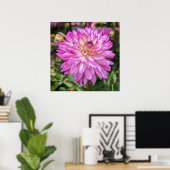 Dahlia Blume Poster (Heimbüro)