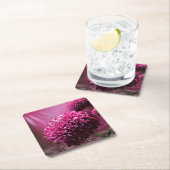 Dahlia Blume Rechteckiger Pappuntersetzer (Vor Ort)