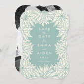 Dahlia Blume Save the Date Card (Vorne/Hinten)