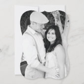 Dahlia Blume Save the Date Card (Rückseite)