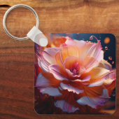 Dahlia Blume Schlüsselanhänger (Vorderseite)