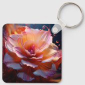 Dahlia Blume Schlüsselanhänger (Rückseite)