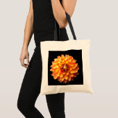 Dahlia Blume Tasche. Tragetasche (Vorderseite (Produkt))
