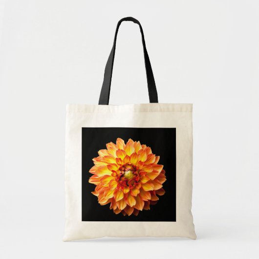 Dahlia Blume Tasche. Tragetasche (Vorne)