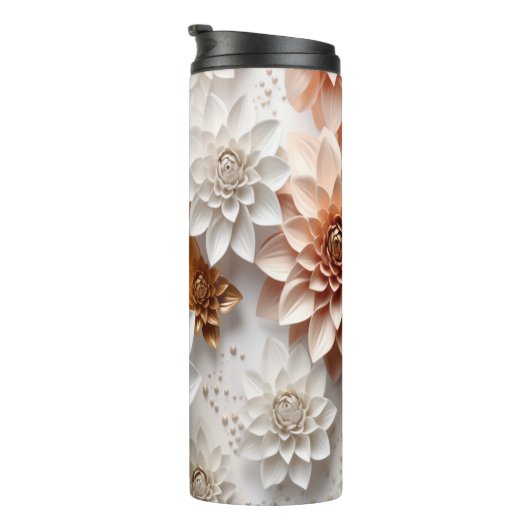 Dahlia Blume Thermosbecher (Nach rechts gedreht)