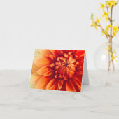 Dahlia-Blume (versteckt) Karte (Gelbe Blume)