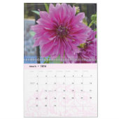 Dahlia Blume Wall Calendar feiern Kalender (Mär 2026)