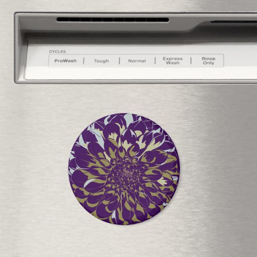 Dahlia-Blumen-Kühlschrankmagnet Magnet (In Situ (Geschirrspüler))