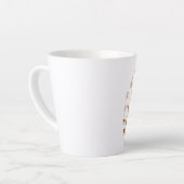 Dahlia-Blumen-Tasse Milchtasse (Linke Ecke)