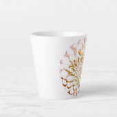 Dahlia-Blumen-Tasse Milchtasse (Vorderseite)