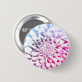 Dahlia-Blumenknopf - violette Töne Button (Vorne & Hinten)
