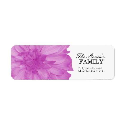 Dahlia - Blumenmarken (Vorne)