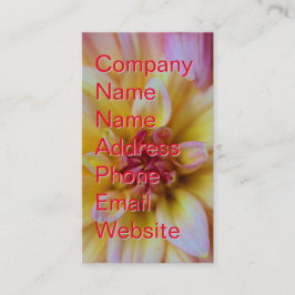 Dahlia Bud Visitenkarte