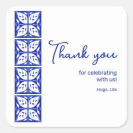 Dahlia Buds Personalisierte Party Stickers