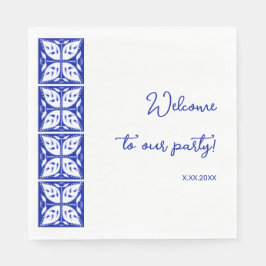 Dahlia Buds Personalisiertes Party Paper Napkins Serviette