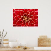 Dahlia Closeup Poster (Küche)
