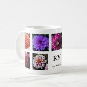 Dahlia Collage #1 Tasse (Vorderseite Links)