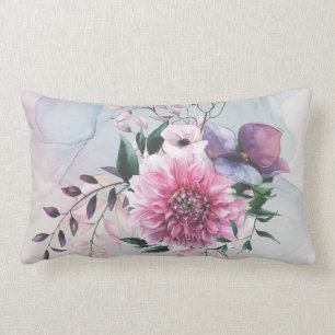 Dahlia Cool Colors Traditional Lendenkissen
