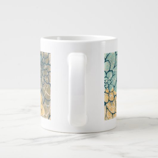 Dahlia Dance I Jumbo-Tasse (Rückseite)