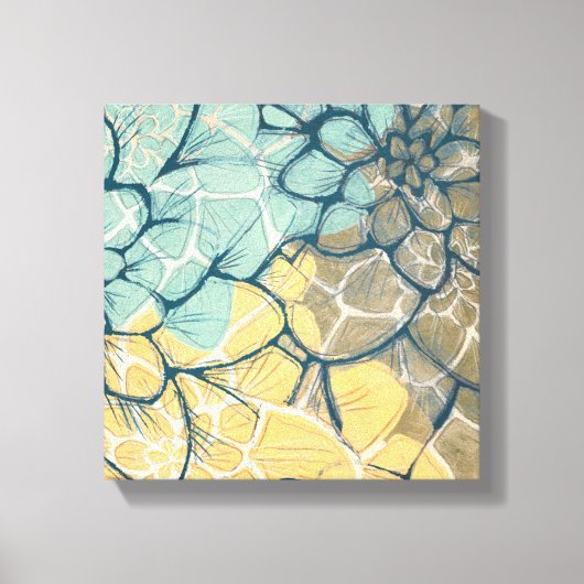 Dahlia Dance I Leinwanddruck (Vorderseite)