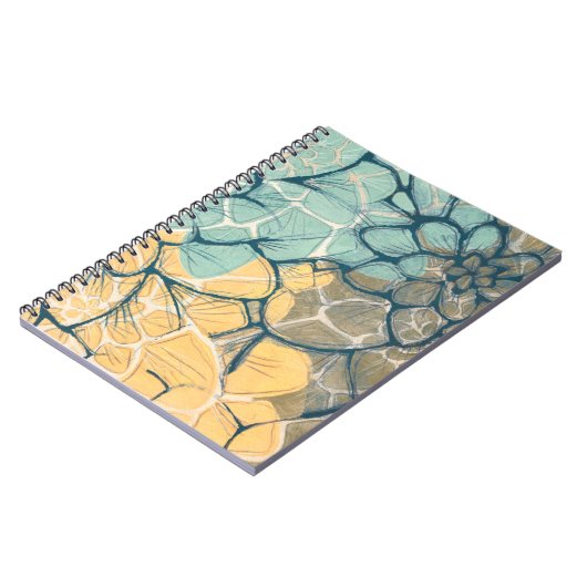 Dahlia Dance I Notizblock (Linke Seite)