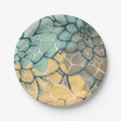 Dahlia Dance I Pappteller (Vorderseite)